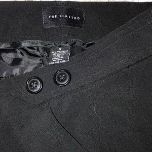 The Limited Size 4 Black wide leg work pant